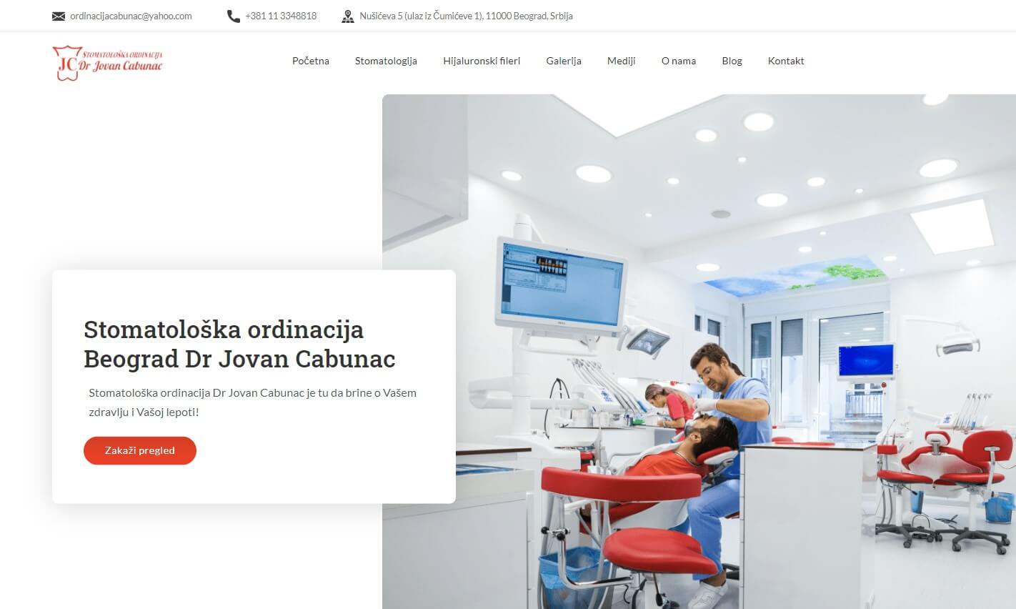 project,  Dental clinic dr Cabunac